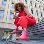 Load image into Gallery viewer, Merry People Bobbi Boot Fuchsia Pink
