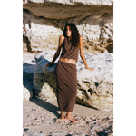 Load image into Gallery viewer, Theo Skirt Espresso
