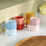 Load image into Gallery viewer, Mug Chiquito Ocher Set of 2
