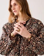 Load image into Gallery viewer, Reversible Kimono Jacket - Block Print
