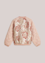 Load image into Gallery viewer, Quilted Bomber Jacket - Rose
