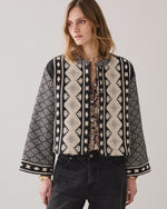 Load image into Gallery viewer, Reversible Kimono Jacket - Jacquard Fabric

