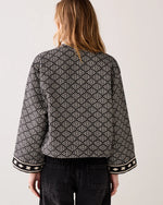 Load image into Gallery viewer, Reversible Kimono Jacket - Jacquard Fabric
