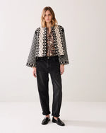 Load image into Gallery viewer, Reversible Kimono Jacket - Jacquard Fabric
