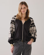 Load image into Gallery viewer, Embroidered Contrast Top
