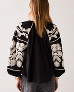 Load image into Gallery viewer, Embroidered Contrast Top
