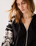 Load image into Gallery viewer, Embroidered Contrast Top

