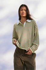 Load image into Gallery viewer, Rayne Knit Jersey - Celery &amp; Pecan
