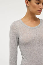 Load image into Gallery viewer, Girlfriend Longsleeve - Grey Marle

