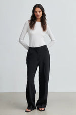 Load image into Gallery viewer, Matima Round Neck LS Tee - Off White
