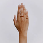 Load image into Gallery viewer, Verlaine Pinky Ring - 18K Gold Plated
