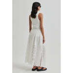 Load image into Gallery viewer, Elenore Broderie Skirt - White
