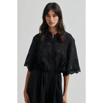 Load image into Gallery viewer, Elenore - Black Broderie Dress
