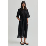 Load image into Gallery viewer, Elenore - Black Broderie Dress
