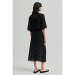Load image into Gallery viewer, Elenore - Black Broderie Dress
