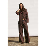 Load image into Gallery viewer, Rae Pants - Espresso Stripe
