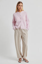 Load image into Gallery viewer, Gabby Button Front Cardigan - Pale Lilac

