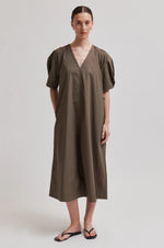 Load image into Gallery viewer, Larkini SS Maxi Dress - Canteen
