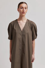 Load image into Gallery viewer, Larkini SS Maxi Dress - Canteen
