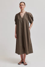 Load image into Gallery viewer, Larkini SS Maxi Dress - Canteen
