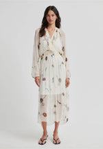Load image into Gallery viewer, Florala Printed Dress - Summer Sand
