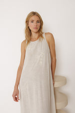 Load image into Gallery viewer, Embroidered Dress - Natural

