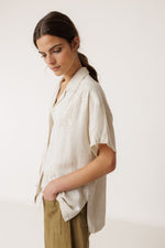 Load image into Gallery viewer, Embroidered Shirt - Natural
