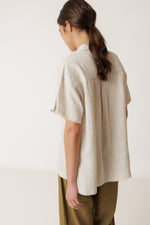 Load image into Gallery viewer, Embroidered Shirt - Natural
