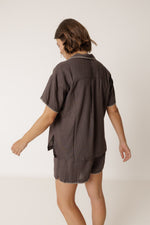 Load image into Gallery viewer, Embroidered Shirt - Charcaoal
