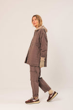 Load image into Gallery viewer, Quilted Plaid Coat
