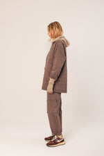 Load image into Gallery viewer, Quilted Plaid Coat
