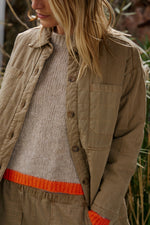 Load image into Gallery viewer, Quilted Plaid Coat
