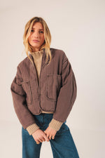 Load image into Gallery viewer, Quilted Kimono Jacket
