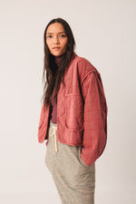 Load image into Gallery viewer, Quilted Kimono Jacket
