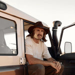 Load image into Gallery viewer, Anderson Wide Brimmed Fedora - Brown
