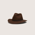Load image into Gallery viewer, Anderson Wide Brimmed Fedora - Brown
