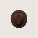 Load image into Gallery viewer, Anderson Wide Brimmed Fedora - Brown
