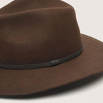 Load image into Gallery viewer, Anderson Wide Brimmed Fedora - Brown
