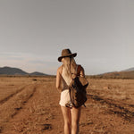 Load image into Gallery viewer, Anderson Wide Brimmed Fedora - Olive
