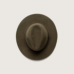 Load image into Gallery viewer, Anderson Wide Brimmed Fedora - Olive

