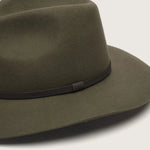 Load image into Gallery viewer, Anderson Wide Brimmed Fedora - Olive
