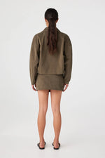 Load image into Gallery viewer, Eames Mini Skirt - Khaki
