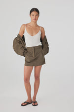 Load image into Gallery viewer, Eames Mini Skirt - Khaki
