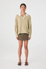 Load image into Gallery viewer, Rayne Knit Jersey - Celery &amp; Pecan
