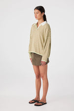 Load image into Gallery viewer, Rayne Knit Jersey - Celery &amp; Pecan

