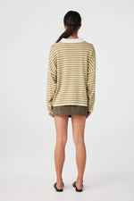 Load image into Gallery viewer, Rayne Knit Jersey - Celery &amp; Pecan
