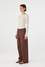 Load image into Gallery viewer, Aston Longsleeve Top - Cream
