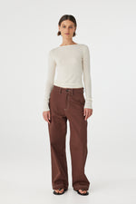 Load image into Gallery viewer, Aston Longsleeve Top - Cream
