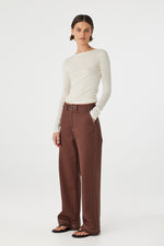Load image into Gallery viewer, Aston Longsleeve Top - Cream
