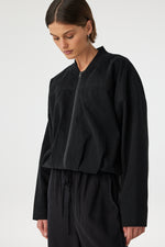 Load image into Gallery viewer, Wren Bomber Jacket - Black
